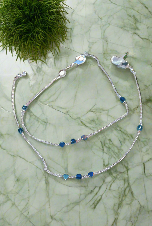 Silver payal weight 7.560 gm silver rate 950