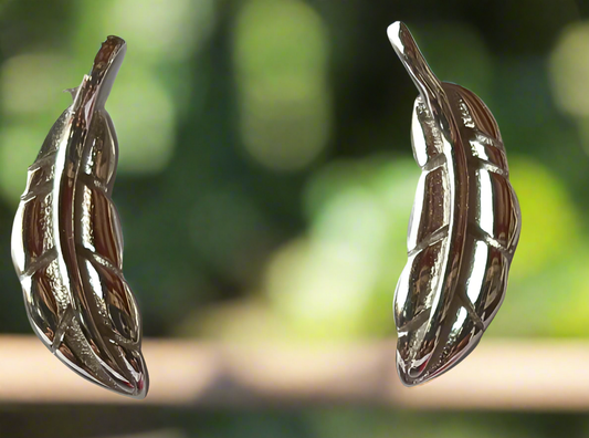Earring 92.5 silver with rhodium plating weight 1.760gm